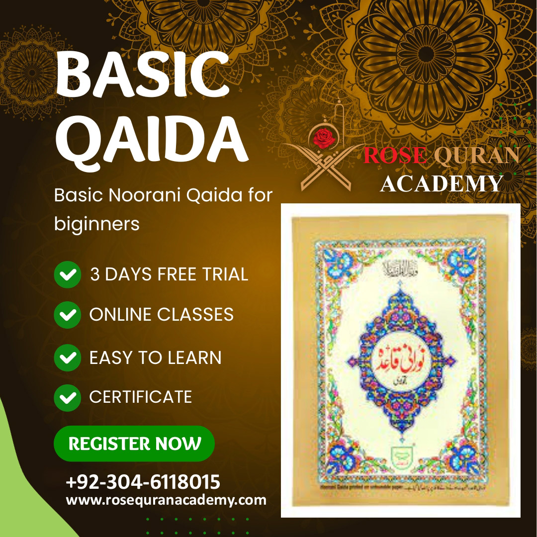 ROSE QURAN ACADEMY BASIC NOORANI QAIDA